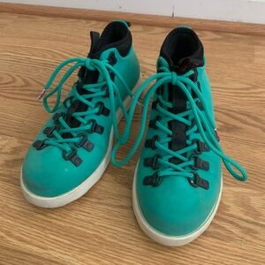 Native Shoes Teal High-Top Sneakers